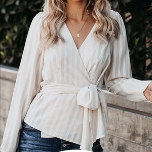 Wrap blouse